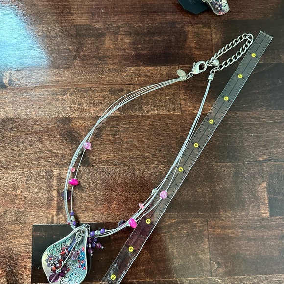 NWT Chicos necklace & earring set - Picture 7 of 9